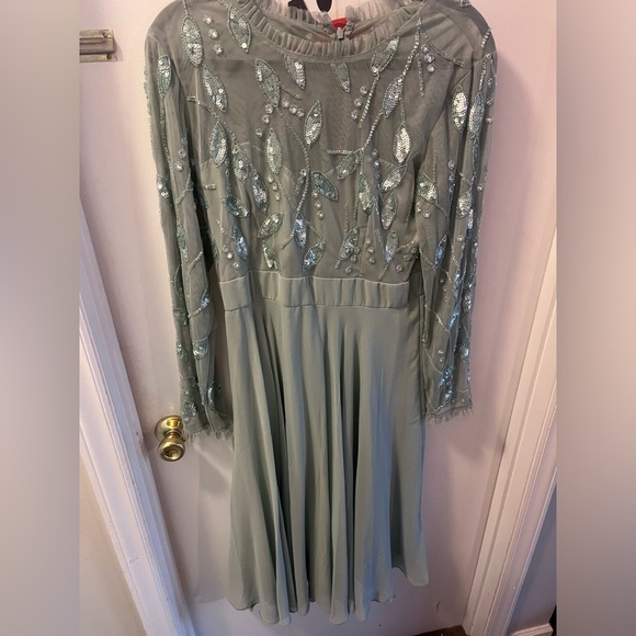 ModCloth wondering amongst dress uk 14/us 10 nwt retro cocktail party dress - Picture 4 of 7